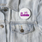 Badge Rond 5 Cm Grand-mère (En situation)