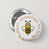 Badge Rond 5 Cm Grand-Mère À Être Douce Comme On Peut (Devant & derrière)