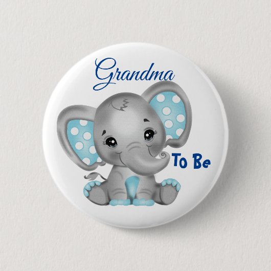 Badge Rond 5 Cm Grand-mère de bébé à être (Devant)