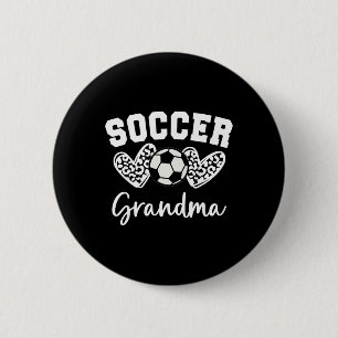 Badge Rond 5 Cm Grand-mère de football Ensemble familial de footba