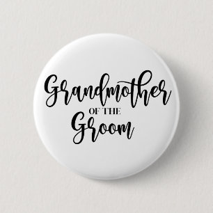 Badge Rond 5 Cm Grand-mère du bouton Groom