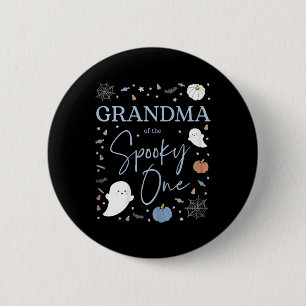 Badge Rond 5 Cm Grand-Mère Du Éffrayant Un Premier Anniversaire Ga