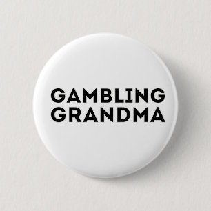 Badge Rond 5 Cm Grand-mère du jeu