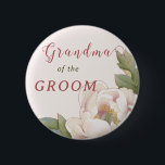 Badge Rond 5 Cm Grand-mère élégante de la chambre Blush rose flora<br><div class="desc">L'élégante grand-mère du somptueux bouton à fleurs rose vif est dotée d'une fleur pivoine rose vif et d'un script moderne, contre un subtil arrière - plan rose pâle, ajoutant un contraste doux et rehaussant sa beauté naturelle et l'élégance. ♥ Affichez la collection sur cette page pour trouver les produits correspondants....</div>