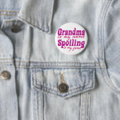 Badge Rond 5 Cm Grand-mère est mon nom (En situation)
