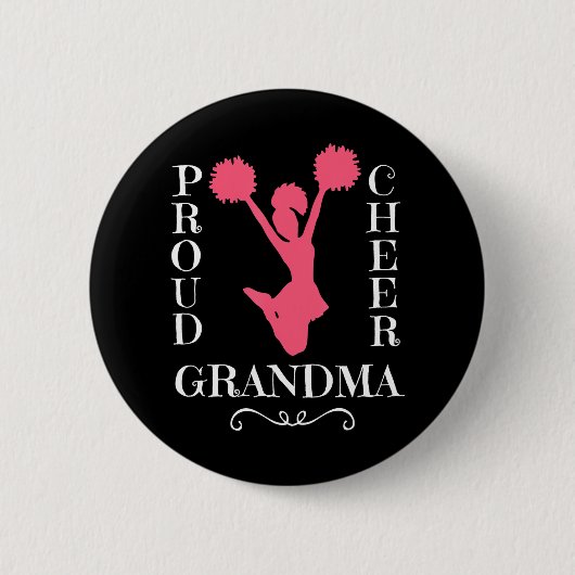 Badge Rond 5 Cm Grand-mère fière (Devant)
