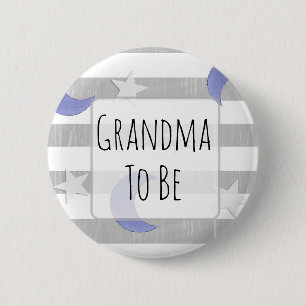 Badge Rond 5 Cm Grand-mère pour être les étoiles et le Baby shower