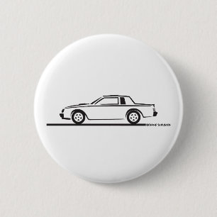 Badge Rond 5 Cm Grand national de Buick 1987