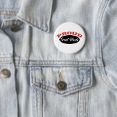 Badge Rond 5 Cm Grand oncle fier (En situation)