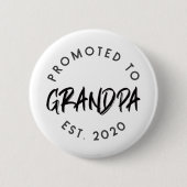 Badge Rond 5 Cm Grand-pa Est.2020 (Devant)