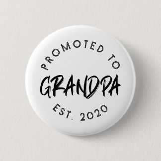 Badge Rond 5 Cm Grand-pa Est.2020
