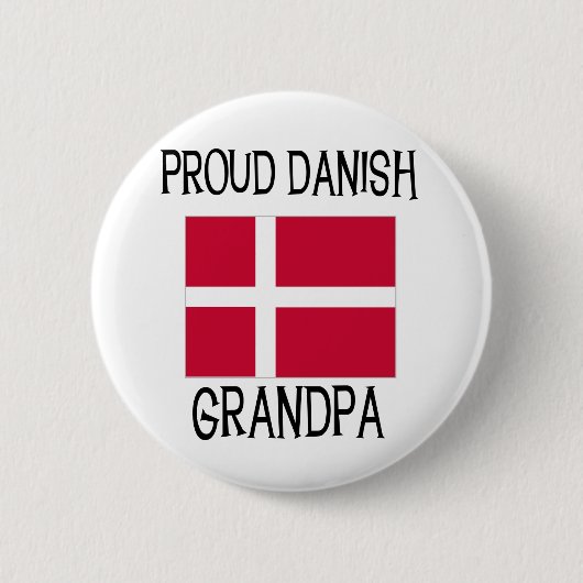 Badge Rond 5 Cm Grand-papa danois fier (Devant)