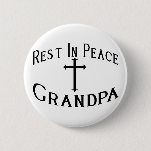 Badge Rond 5 Cm Grand-papa de DÉCHIRURE (Devant)