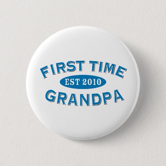 Badge Rond 5 Cm Grand-papa de première fois (Devant)