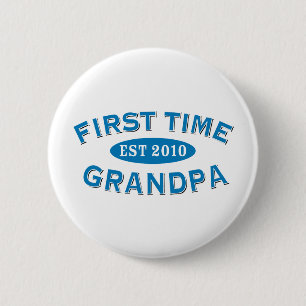 Badge Rond 5 Cm Grand-papa de première fois