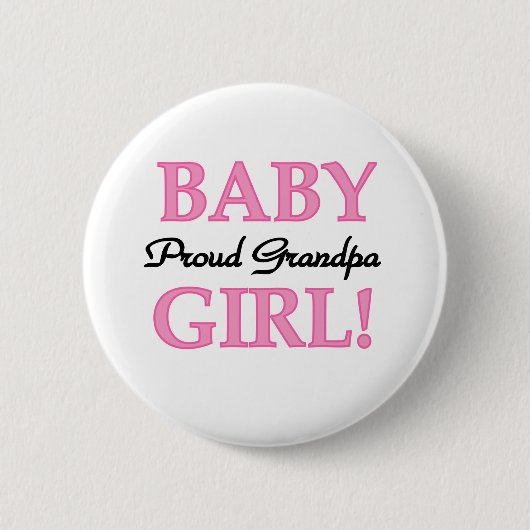 Badge Rond 5 Cm Grand-papa fier de bébé (Devant)