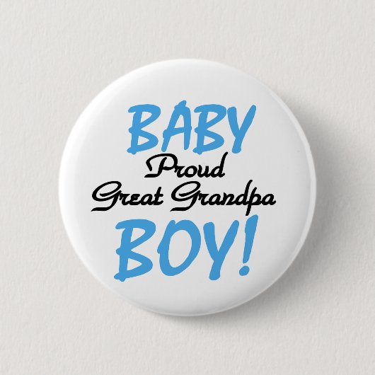 Badge Rond 5 Cm Grand-papa fier de bébé grand (Devant)