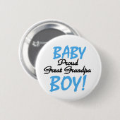 Badge Rond 5 Cm Grand-papa fier de bébé grand (Devant & derrière)