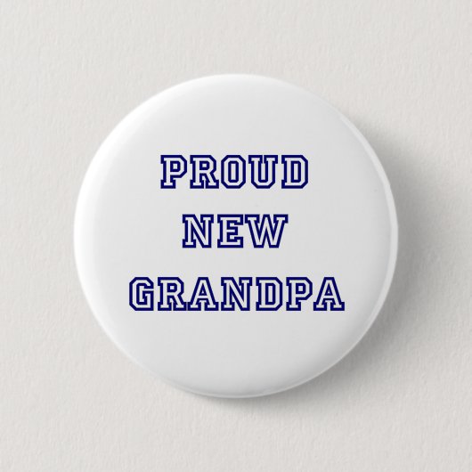 Badge Rond 5 Cm Grand-papa fier des textes d'université nouveau (Devant)