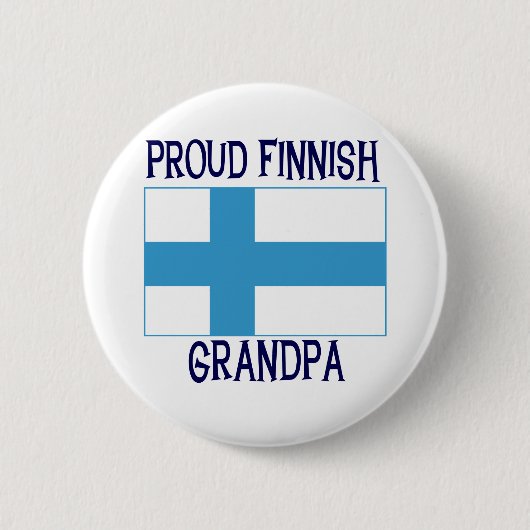 Badge Rond 5 Cm Grand-papa finlandais fier (Devant)