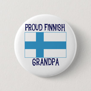 Badge Rond 5 Cm Grand-papa finlandais fier
