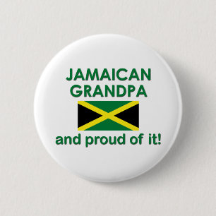 Badge Rond 5 Cm Grand-papa jamaïcain fier