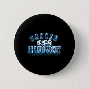 Badge Rond 5 Cm Grand-parent de footballeur crédité du plus d'ists
