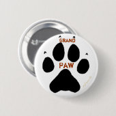 Badge Rond 5 Cm Grand Paw (Devant & derrière)
