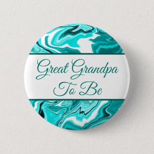 Badge Rond 5 Cm Grand-Père À Être   Bouton Baby shower du garçon