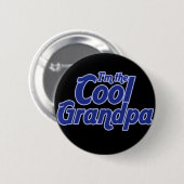 Badge Rond 5 Cm Grand-père cool (Devant & derrière)