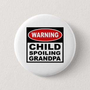 Badge Rond 5 Cm Grand-père drôle