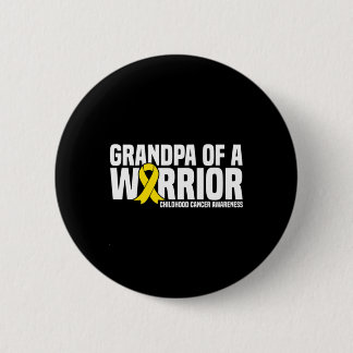 Badge Rond 5 Cm Grand-père masculin d'un Ruban guerrier Cancer de