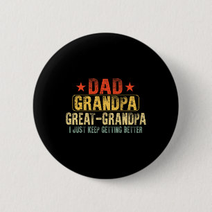 Badge Rond 5 Cm Grand-Père Pour Fête des pères Papa Papa Grand-Pap