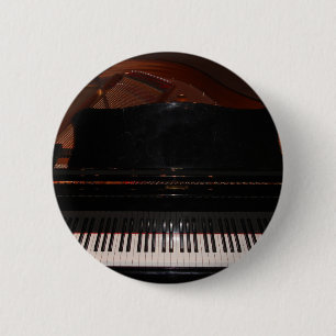 Badge Rond 5 Cm Grand Piano