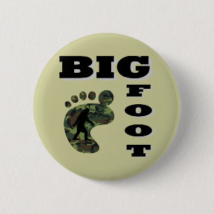 Badge Rond 5 Cm Grand pied avec le logo de pied