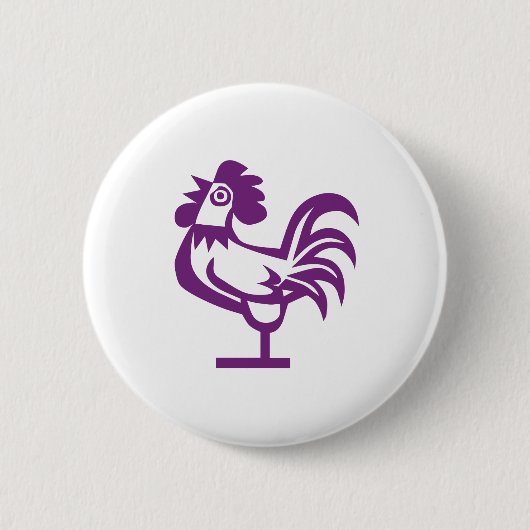 Badge Rond 5 Cm Grand pourpre (Devant)
