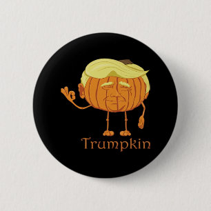 Badge Rond 5 Cm Grand Trumpkin Parfait & Classic