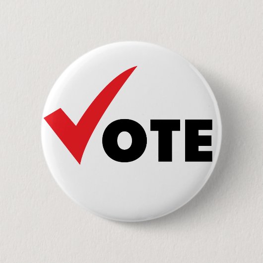 Badge Rond 5 Cm Grand vote de coutil (Devant)
