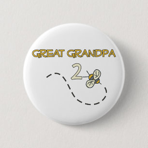 Badge Rond 5 Cm Grande abeille du grand-papa 2