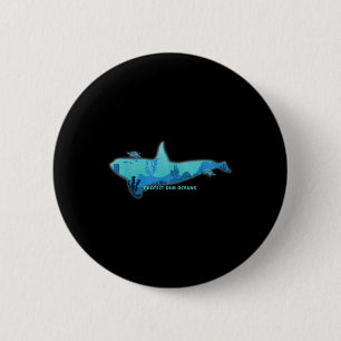 Badge Rond 5 Cm Grande Baleine Protection De l'environnement, Clim