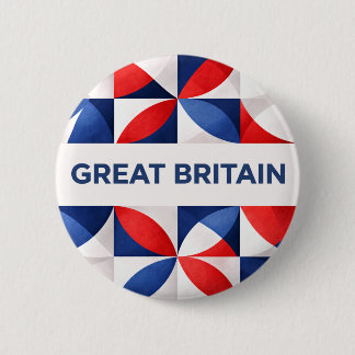 Badge Rond 5 Cm Grande-Bretagne