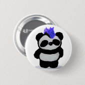 Badge Rond 5 Cm Grande édition 2010 de panda (Devant & derrière)