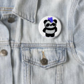 Badge Rond 5 Cm Grande édition 2010 de panda (En situation)