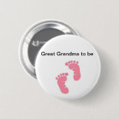 Badge Rond 5 Cm Grande grand-maman à être (Devant & derrière)