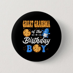 Badge Rond 5 Cm Grande grand-mère de l'anniversaire petit lait coo