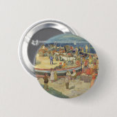 Badge Rond 5 Cm Grande marina, Capri (Devant & derrière)