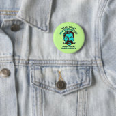 Badge Rond 5 Cm Grande moustache (En situation)