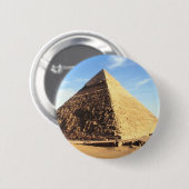 Badge Rond 5 Cm Grande pyramide de Gizeh (Devant & derrière)