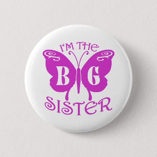 Badge Rond 5 Cm Grande soeur (Devant)