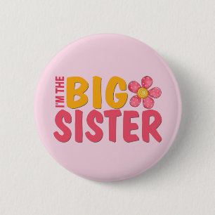 Badge Rond 5 Cm Grande soeur